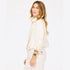 light denim jacket in 100% cotton denim with Heart elbow patches - Shop women's white denim jackets by Kerri Rosenthal
