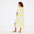 White roper ikat heart coverup dress beach in cotton crepe - Shop womens swimsuit coverups by Kerri Rosenthal
