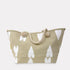Rope Heart beige tote bag in 100% cotton canvas. Shop women's cute summer tote bag by Kerri Rosenthal.