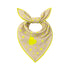 Drippy heart beige bandana in 100% cotton - Shop women's cute cotton bandanas by Kerri Rosenthal