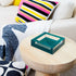 Deep green Planet Love square cute coffee table - 100% acrylic love square decorative bowl