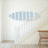 Bright surfboard design with summer-inspired word of art