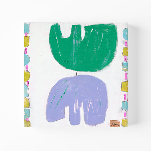 Tu Much Original Painting inspired home interiors for modern living spaces by Kerri Rosenthal