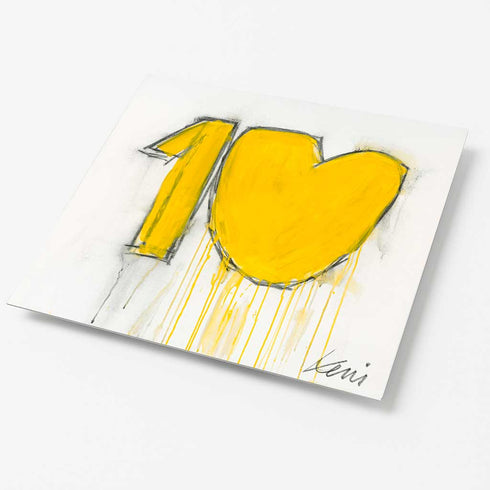 Ten Years One Love Art Print