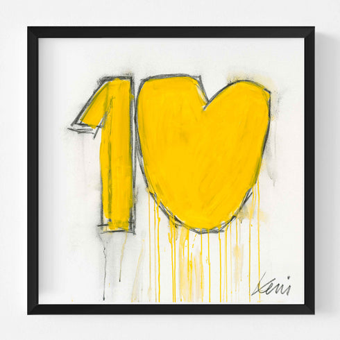 Ten Years One Love Art Print