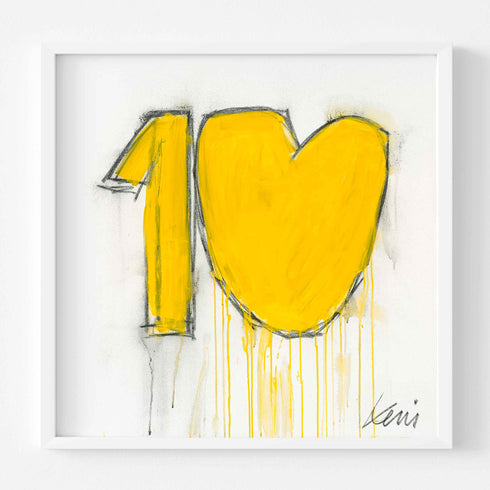 Ten Years One Love Art Print