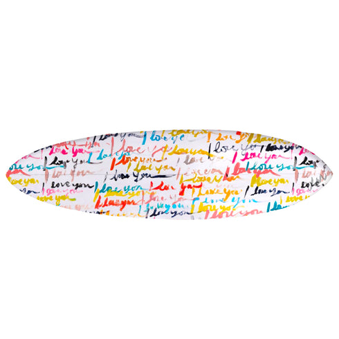 Bold, expressive colors and a modern aesthetic make this board ideal for surf lovers and art collectors alike.