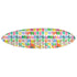 Featuring watertight plugs for easy hanging, this bold surfboard doubles as striking wall art.