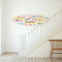 This signed piece includes watertight plugs for easy vertical or horizontal wall hanging.