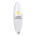 Custom white surfboards designed by Kerri Rosenthal