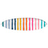 Use this striped surfboard as a surfable piece of decor or a colorful wall-mounted conversation starter.