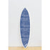 Custom denim blue jayney wall decorative painted surfboard designs by kerri rosenthal