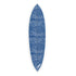 Denim Blue surfboard by Kerri Rosenthal, handmade and signed with a soft, cool-toned finish perfect for wall or surf.