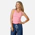Sleeveless pink womens tank top - Shop women's cute cotton tank tops by Kerri Rosenthal.