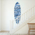 Word of the Day indigo blue word art surfboard - Shop handmade surfboard wall decor for home by Kerri Rosenthal