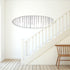 Cute home decor surfboard with black white stripe by kerri rosenthal
