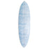 Abstract custom indigo blue jayney wall decorative painted surfboard by kerri Rosenthal