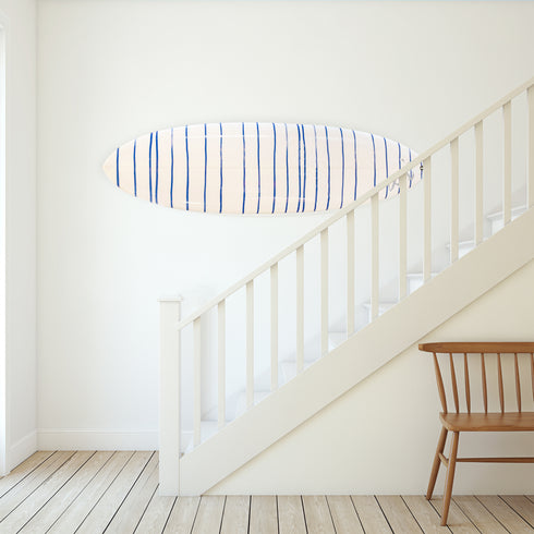 Surf or hang this indigo blue Sharpie-inspired board