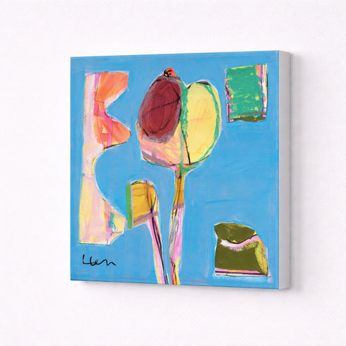 Kitchen Window multicolor abstract wall art print artwork - Shop abstract artwork decor for by Kerri Rosenthal