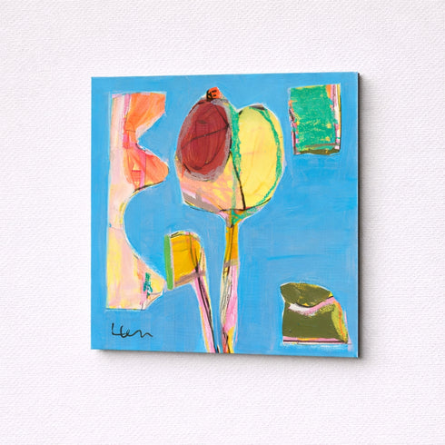 Kitchen Window multicolor abstract wall art print artwork - Shop abstract artwork decor by Kerri Rosenthal