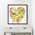 Colorful Life With You Art Print Artwork by Kerri Rosenthal for living room wall decor