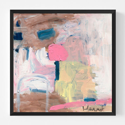 Love Nest colorful art print by Kerri Rosenthal - Unique artwork for living room wall decor