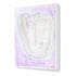 La lavendar wall hung art tulip - Shop abstract art print by Kerri Rosenthal.