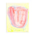 La yellow red wall hung tulip art - Shop abstract artwork decor for any space by Kerri Rosenthal.