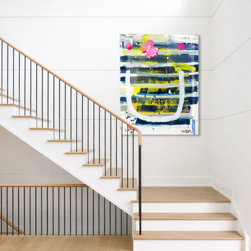 Laugh Lines colorful abstract wall art print artwork - Shop abstract artwork decor for any space by Kerri Rosenthal