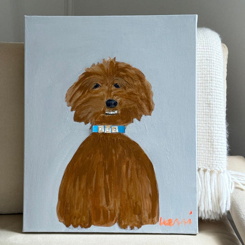 Commissioned Pet Portraits Paintings by Kerri Rosenthal
