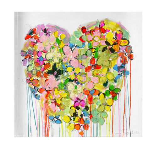 The Life With You Block of Love by Kerri Rosenthal - A cute, unique gift and home decor art piece for a coffee table or bookshelf