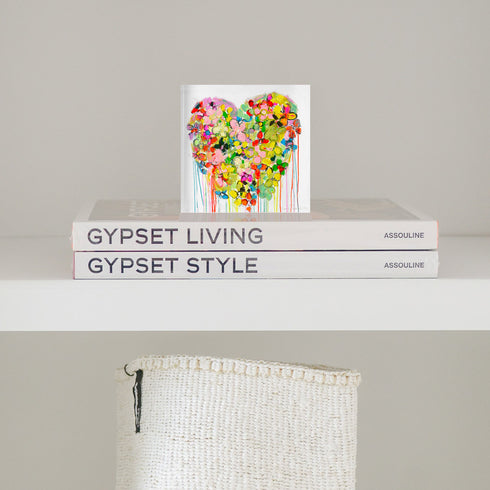 The Life With You Block of Love by Kerri Rosenthal - A cute, unique gift and home decor art piece for a coffee table or bookshelf