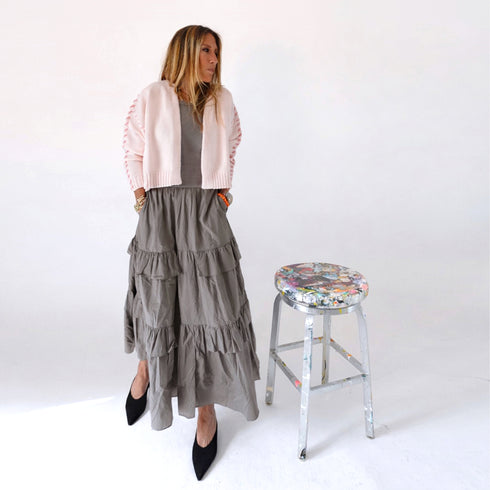 Sienna open-front cotton pink cardigan womens - Shop women's cute cardigans by Kerri Rosenthal.