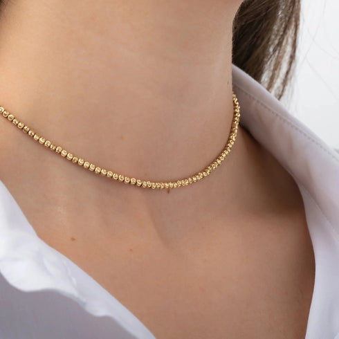 Spark shimmering and textured glow necklace - Shop women's necklace by Kerri Rosenthal.