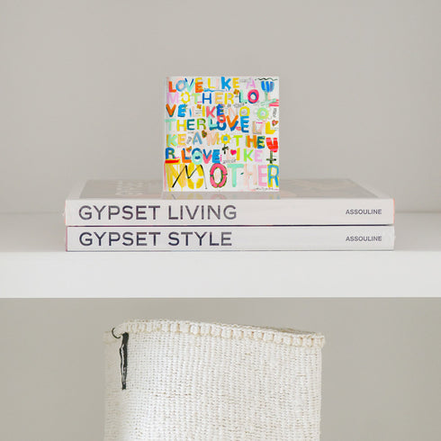 Love Like No Other Mother Acrylic Block of Love Positive Word Art - Gifts for mom, mother's day.