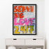 Love Served Here Wall Word Art Print Artwork - Perfect modern wall art decor for living room, bedroom or any space. Original artwork by Kerri Rosenthal