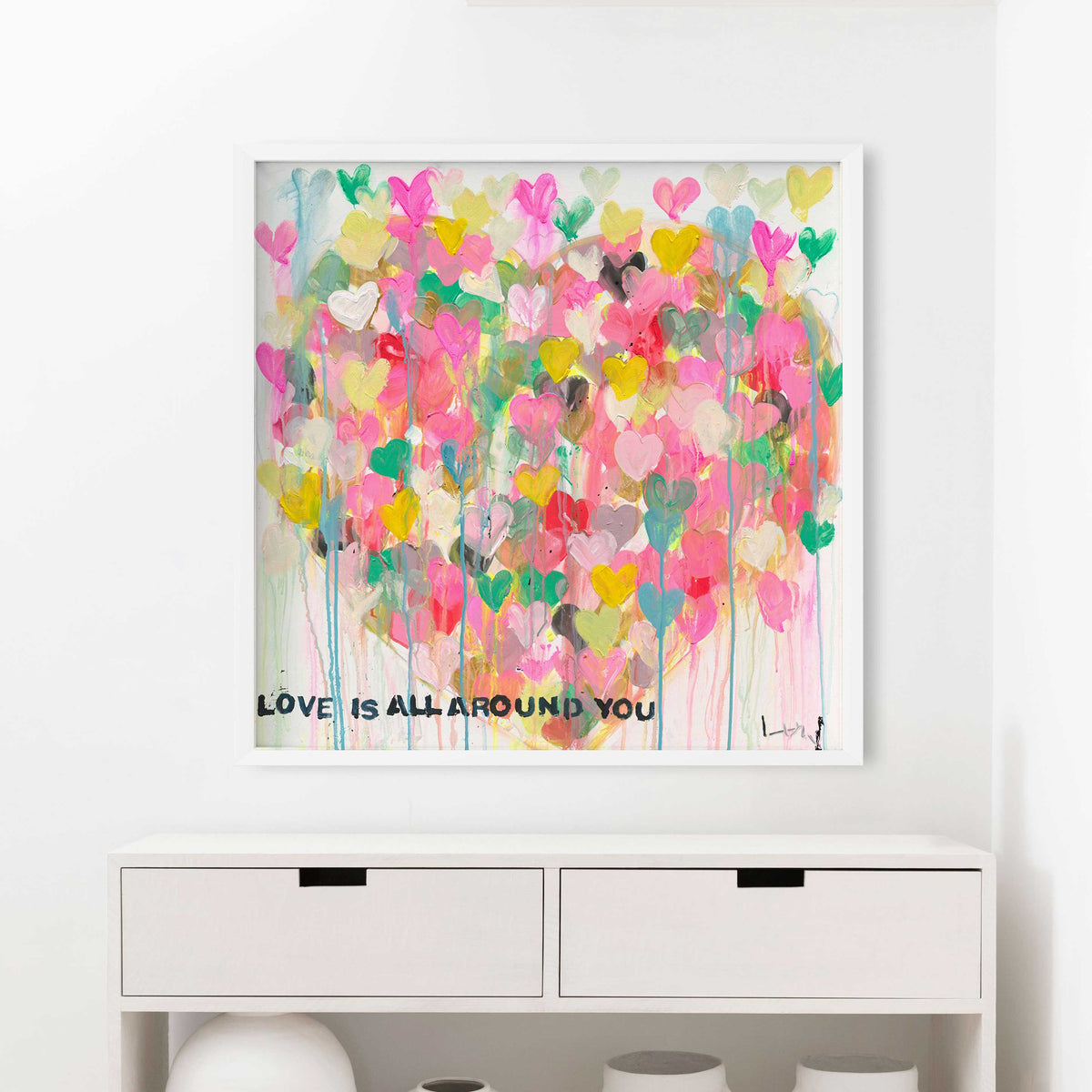 Love All Around Art Print Wall Art Framed Artwork – KERRI ROSENTHAL
