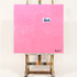 Love Rises to The Top is an original wall art painting, pink with love letter word art is a unique artwork piece by Kerri Rosenthal