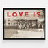 Love Is The Way photograph horizontal canvas. Perfect wall art for living room decor - Kerri Rosenthal
