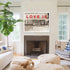 Love Is The Way photograph horizontal canvas. Perfect wall art for living room decor - Kerri Rosenthal