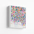 Love Adorned Colorful Mini Art on Stretched Canvas - Modern original wall artwork for living room or any room in your home by Kerri Rosenthal