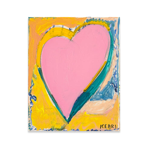 Love Me Happy multicolor original painting wall artwork - Unique artwork gifts for living room, bedroom or any space wall art decor