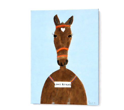 Love Reigns multicolor abstract wall art print - Shop unique wall artwork decor by Kerri Rosenthal