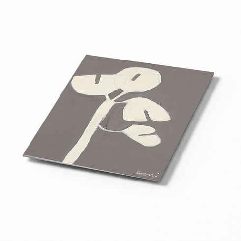 Love Tree grey and cream wall art print artwork - Shop abstract artwork decor for the living room decor by Kerri Rosenthal