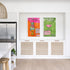 Love You Like Pina Colada abstract wall art print - Shop abstract artwork decor for modern kitchen by Kerri Rosenthal
