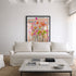 Lunch at Bettina colorful abstract wall art print artwork - Shop abstract artwork for living room decor by Kerri Rosenthal