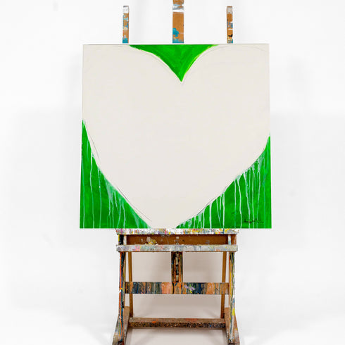 Match Play Love Original Painting inspired home interiors for modern living spaces by Kerri Rosenthal