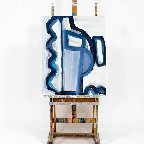 My Mykonos 1 Original Painting inspired home interiors for modern living spaces by Kerri Rosenthal