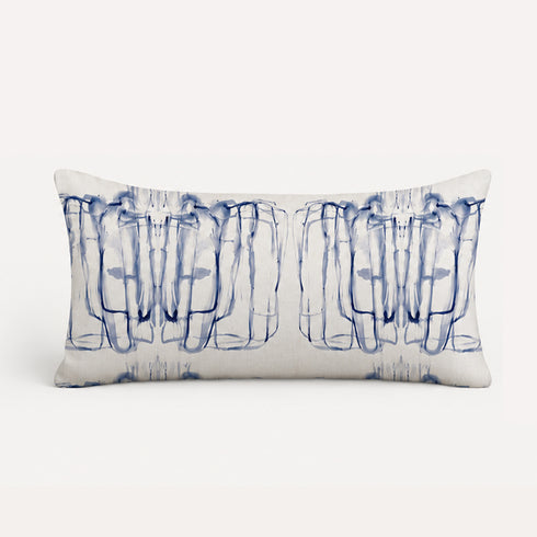 Me + You Indigo Pillow