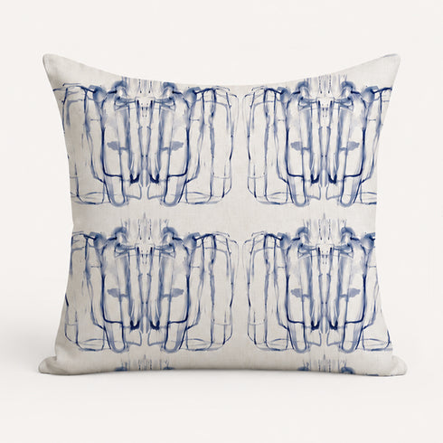 Me + You Indigo Pillow